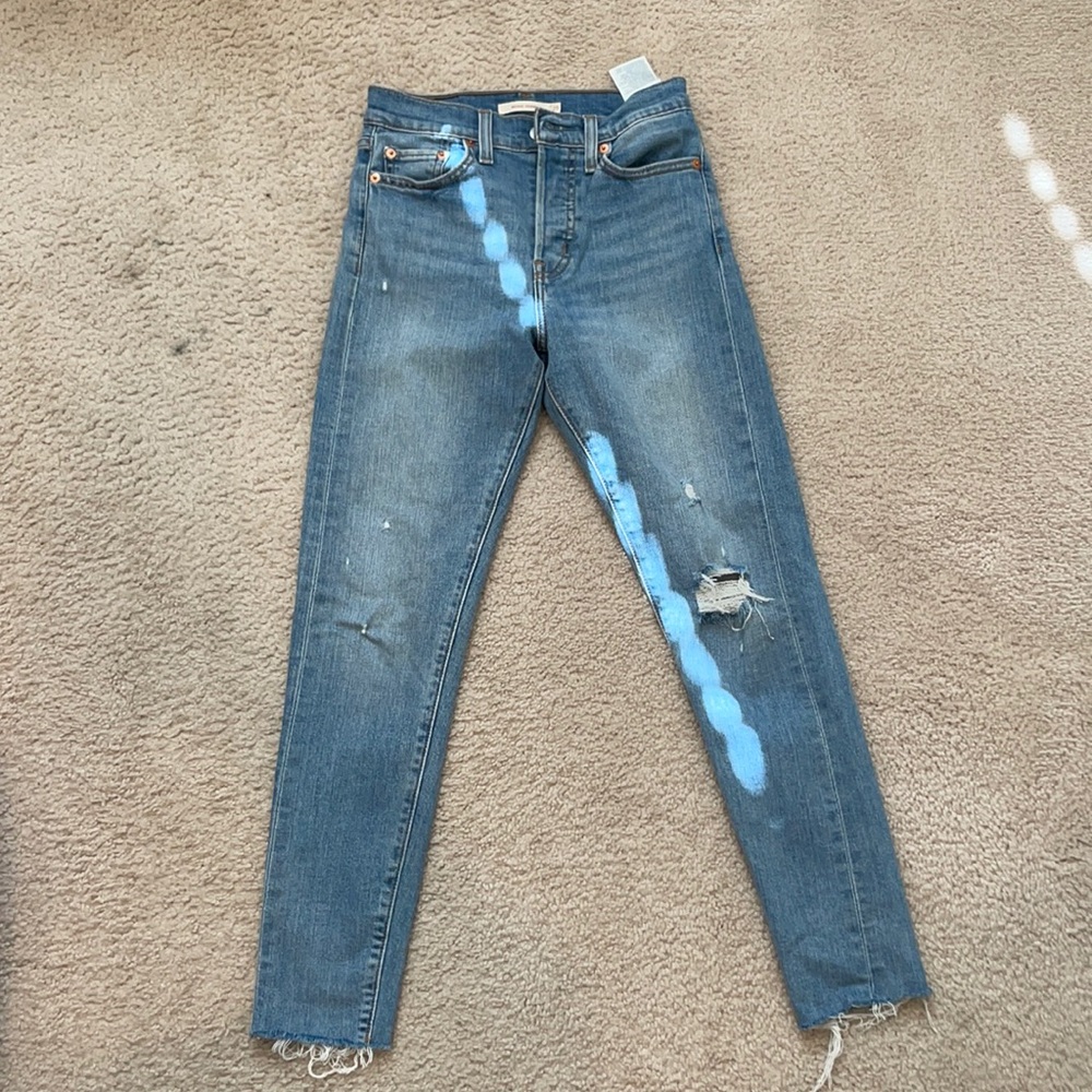 Levi’s blue wedgie skinny jeans
